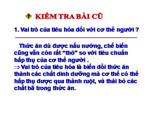 Bài 25. Tiêu hóa ở khoang miệng