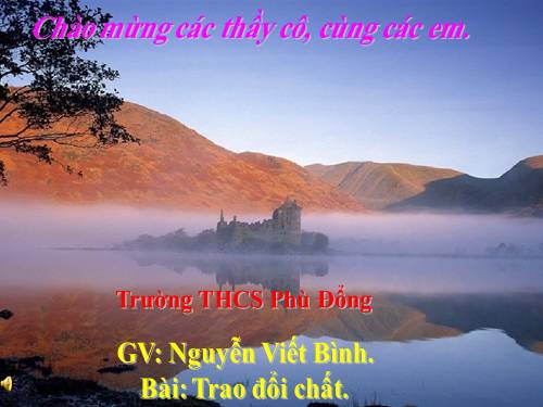 Bài 31. Trao đổi chất