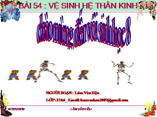 Bài 54. Vệ sinh hệ thần kinh