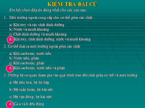 Bài 38. Bài tiết và cấu tạo hệ bài tiết nước tiểu