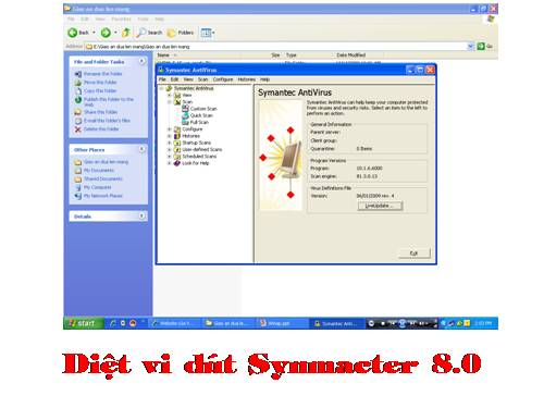 Chuong trinh diet vi dut Symantec AntiVirus 81