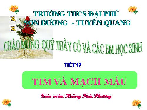 Bài 17. Tim và mạch máu