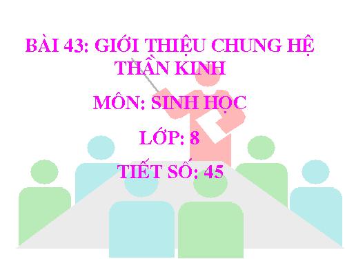 Bài 43. Giới thiệu chung hệ thần kinh