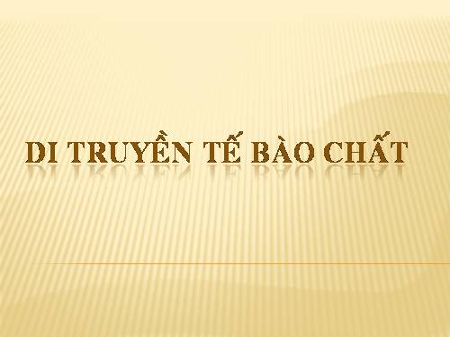 Bài 3. Tế bào