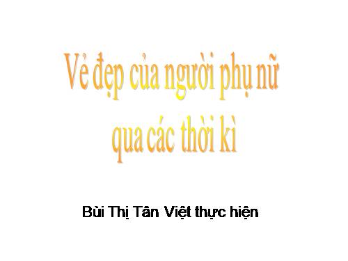 Vẻ đẹp phụ nữ