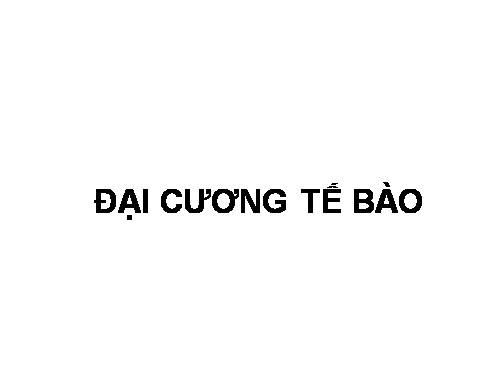 Bài 3. Tế bào