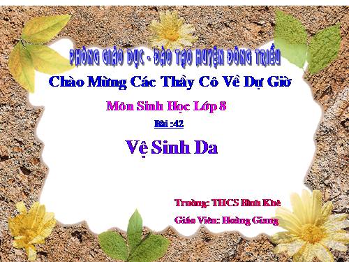 Bài 41. Cấu tạo và chức năng của da