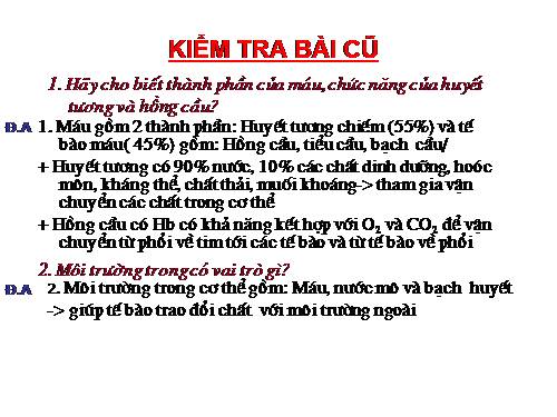 Bài 14. Bạch cầu- Miễn dịch