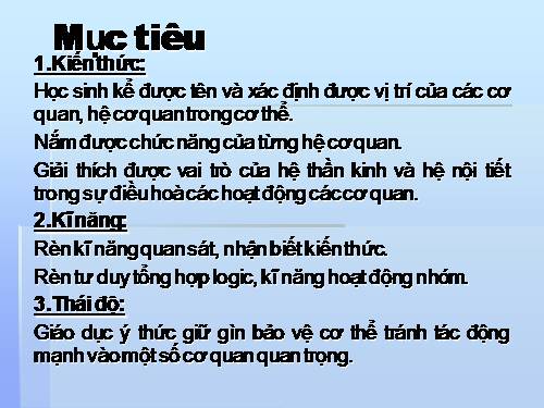 Bài 2. Cấu tạo cơ thể người