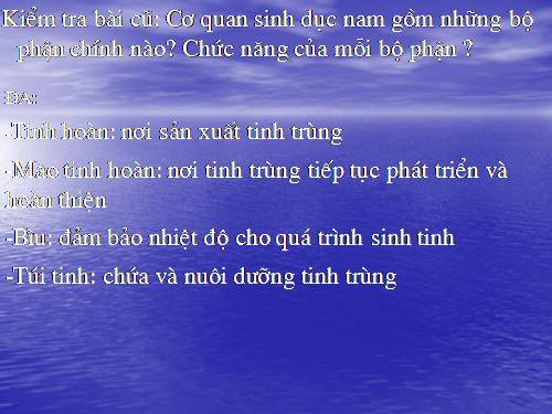 Bài 61. Cơ quan sinh dục nữ