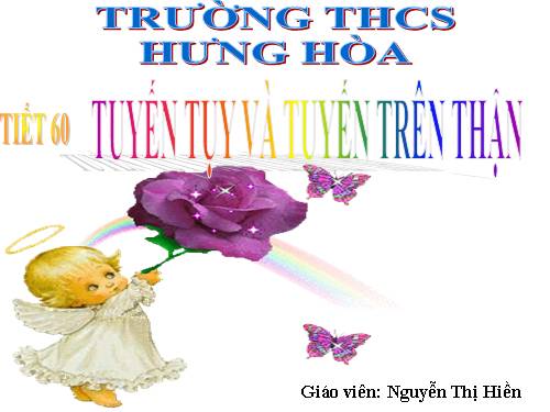 Bài 57. Tuyến tụy và tuyến trên thận