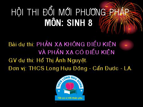 Bài 52. Phản xạ không điều kiện và phản xạ có điều kiện