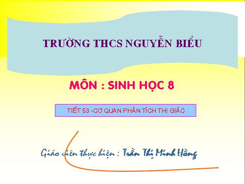 Bài 51. Cơ quan phân tích thính giác