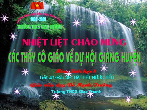 Bài 39. Bài tiết nước tiểu