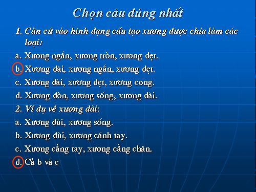 Bài 8. Cấu tạo và tính chất của xương