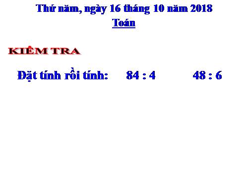 Phép chia hết và phép chia có dư