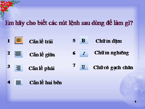 Chương V. Bài 2. Tạo bảng trong văn bản