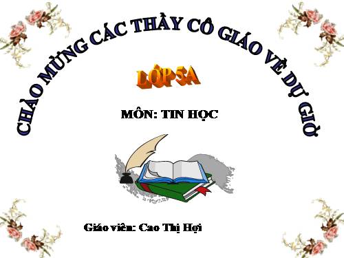 Chương V. Bài 2. Tạo bảng trong văn bản