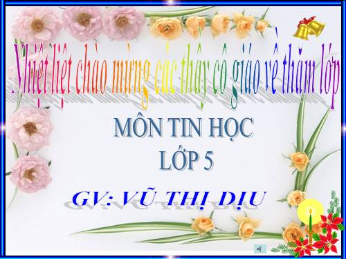 Chương III. Bài 1. Học toán với phần mềm Cùng học toán 5