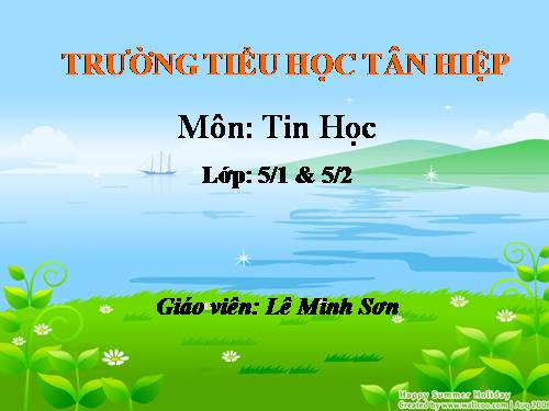 Chương V. Bài 2. Tạo bảng trong văn bản