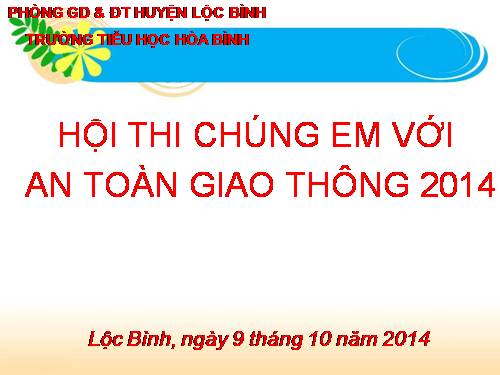 Thi tìm hiểu An toàn Giao thông