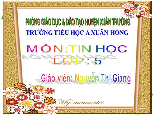 Chương III. Bài 1. Học toán với phần mềm Cùng học toán 5