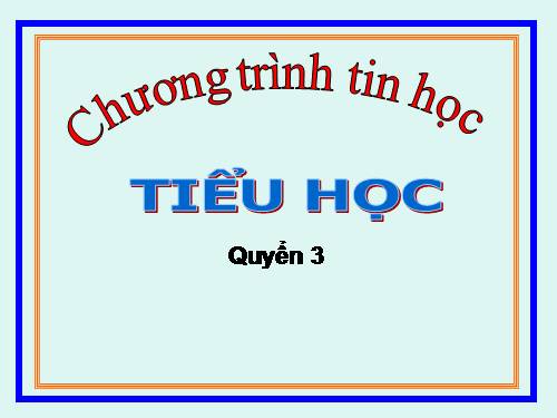 Chương III. Bài 1. Học toán với phần mềm Cùng học toán 5