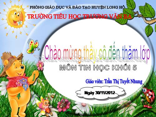 Chương IV. Bài 3. Luyên gõ từ và câu