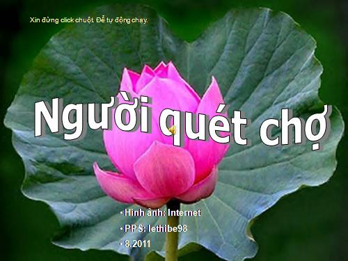 Nhười quét chợ-thấy hay ghê