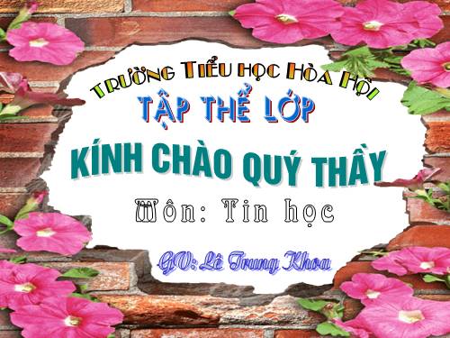 Chương VI. Bài 2. Thủ tục trong Logo