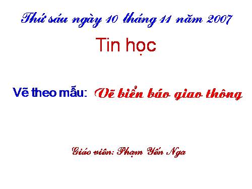 ve bien bao giao thong