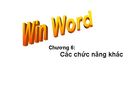 Giới thiệu MS Word 5