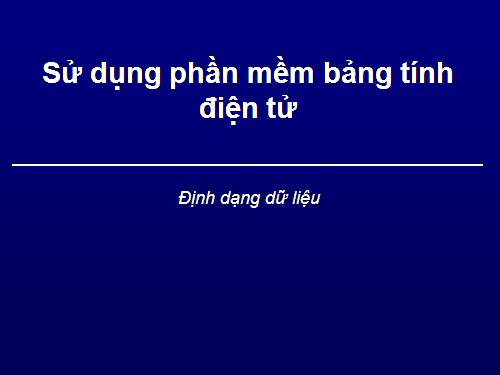 Giới thiệu Excel 3