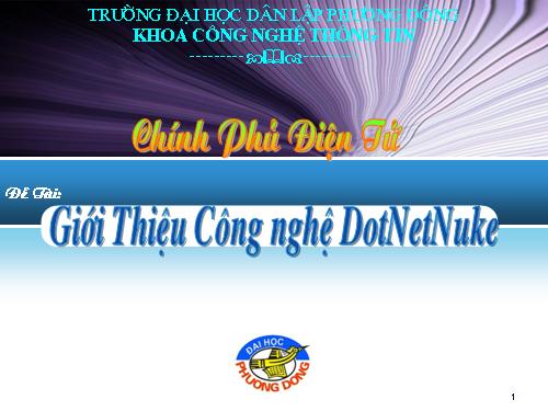 gioi thieu cong nghe DotNetNuke