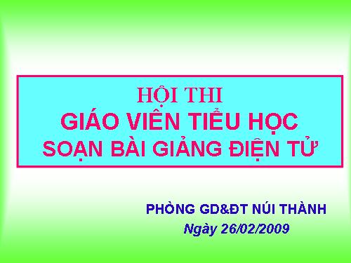 Chùm ảnh Hội thi GVTH soạn BGĐT