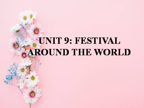 Unit 09. Festivals Around the World. Lesson 4. Communication