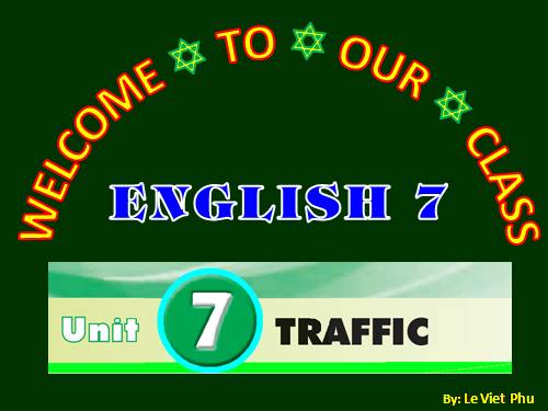 Unit 07. Traffic. Lesson 7. Looking back & project