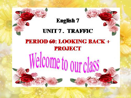 Unit 07. Traffic. Lesson 7. Looking back & project