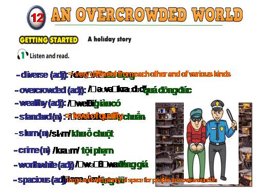 Unit 12. An Overcrowded World. Lesson 1. Getting started