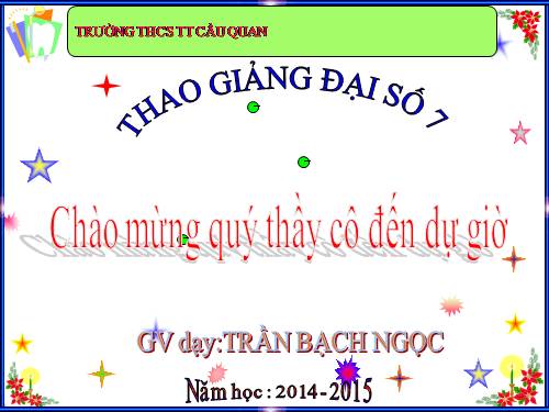 Chương II. §6. Mặt phẳng toạ độ