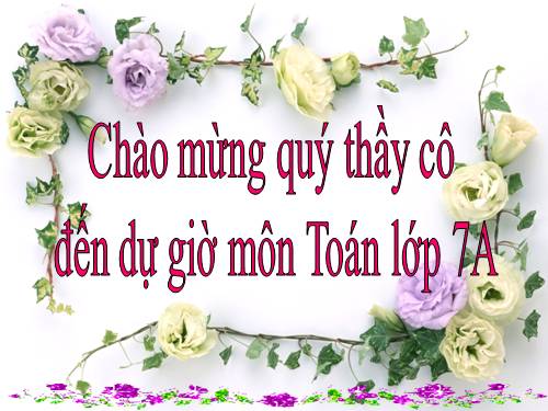 Chương II. §6. Mặt phẳng toạ độ