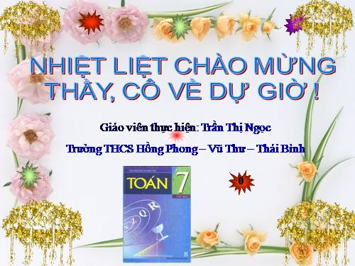 Chương II. §2. Một số bài toán về đại lượng tỉ lệ thuận