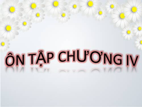 Ôn tập Chương IV. Biểu thức đại số