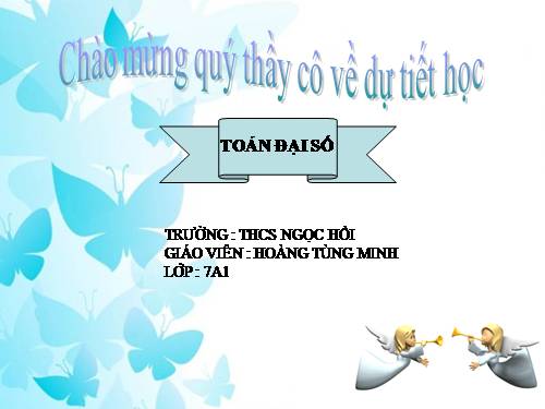 Chương IV. §8. Cộng, trừ đa thức một biến