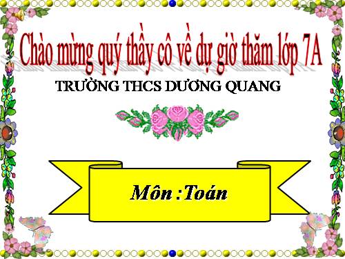 Chương IV. §8. Cộng, trừ đa thức một biến