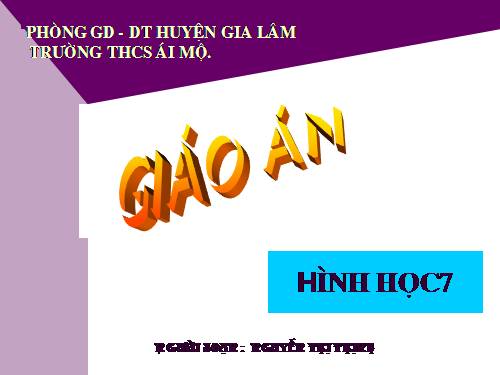 Chương II. §7. Định lí Py-ta-go