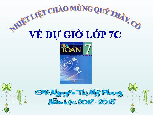 Chương II. §6. Mặt phẳng toạ độ