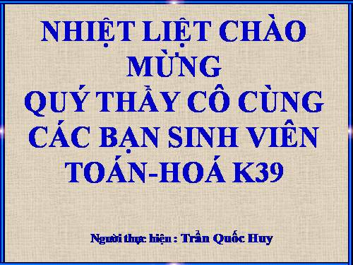 Chương IV. §3. Đơn thức