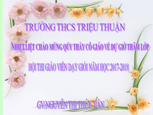 Chương II. §6. Mặt phẳng toạ độ