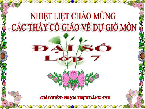 Chương IV. §8. Cộng, trừ đa thức một biến